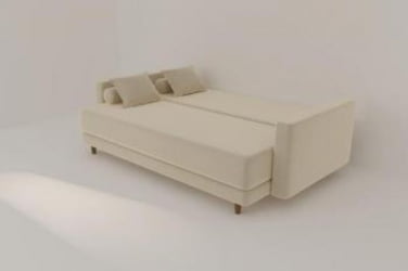 Диван прямой Санднес (Berhouse) Цвет фасада: Левис 04 велюр; Тип: Прямой; Материал фасада: Металл/Велюр