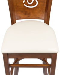 Стул барный DOBRIN JERRY BAR (шоколад, кремовый) 2 шт