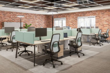 Кресло руководителя АРИЕС СЕРО-ЗЕЛ/ЧЕРНЫЙ / ARIES