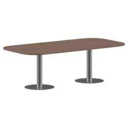 Конференц-стол на 6-8 человек IMAGO ПРГ-8 Ясень Шимо-алюминий