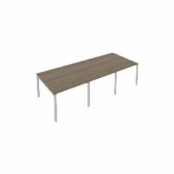 Переговорный стол (3 столешницы) Metal System Б.ПРГ-3.1 Вяз/Серый