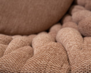 Стул обеденный DOBRIN MATILDA Коричневая ткань LAR 275-3