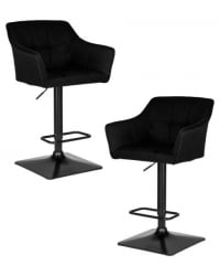 Стул барный DOBRIN RALF (черный (LAR-106D-28)) 2 шт