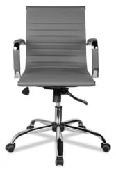 Кресло для персонала CLG-620 LXH-B Grey