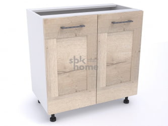 Стол С-80, Дублин (800*470*820) Дуб галифакс белый, 21607 