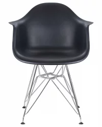 Металлический стул DOBRIN DAW CHROME Черный