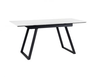 Стол Пеле раздвиж. 140-180 Светлый мрамор/Бабочка