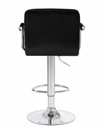 Стул барный DOBRIN KRUGER ARM Черный велюр MJ9-101