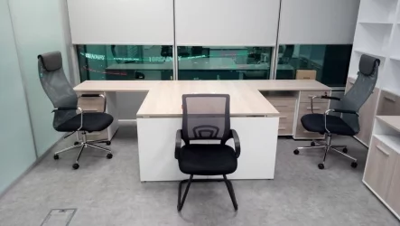 Стол прямой Deka ЛДСП каркас 75.07.16 Дуб Сантана светлый/Белый