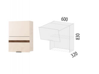 Шкаф-сушка кухонный (с системой плавного закрывания) Дакота 103.41.1
