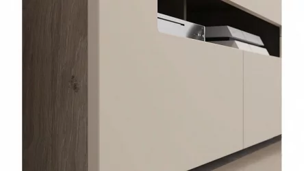 Современная тумба Фьюжн ТД-260.03.12 Дуб Сонома трюфель Бежевый