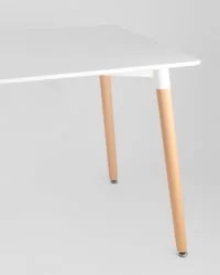 Большой обеденный стол Oslo Rectangle WT Белый