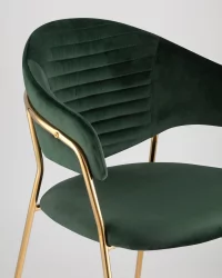 Стул мягкий Эвита Зеленый