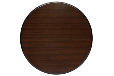 Раздвижной овальный стол Siena ( SA-T4EX) дерево гевея/мдф, 90+30х90х75см, Tobacco