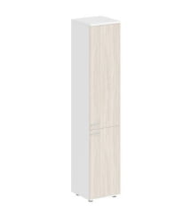 Шкаф высокий правый Сигма СГ.812.ВХ.ОЛ.ОЛ.Р Белый Дуб светлый / Sigma SG.812.WH.OL.OL.R