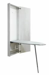 Шкаф со встроенной гладильной доской Iron Box Eco (правый) Беленый дуб