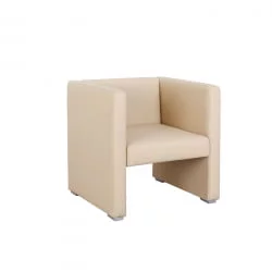 Кресло Бриф экокожа Бежевый