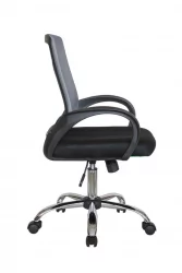 Кресло оператора Riva 8099 Черный-серый