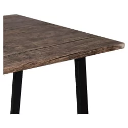 Стол на металлокаркасе BRABIX LOFT CD-006 Мореный дуб