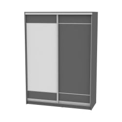 Шкаф-купе B-220х160х60-1(Графит-D7D8)