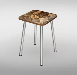 Табуретка фп Ромашки Д006 КОМПЛЕКТ 2 шт.