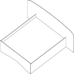 Кровать Проспект Гм.КР-22 дуб