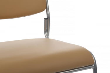 Кресло Nix RCH OMKL-02 Бежевый/Металл окрашенный Хром