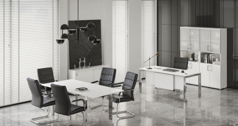 Царга стола руководителя ONIX DIRECT LUX O.M-CSR-3 Белый бриллиант