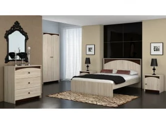 Спальня Ева Комплект №1 Дуб Сонома/Дуб Тортона