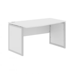Стол письменный левый КСТЕН-КП КСКПCТ 149 Л Белый Серый / XTEN-QP XQPCT L