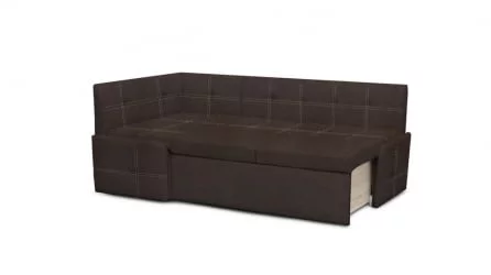 Кухонный уголок Вена иск.кожа Teos Brown