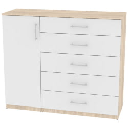 Комод Калисто(K40)1147х1352х468ручкарейлинг160мм(ДСС-Белый)