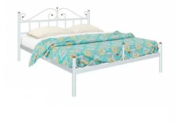 Кровать 140 на 190 Диана Plus 1400х1900 Белая