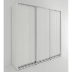 Шкаф-купе 3-х дверный Акцент-Сим Д 2400х600 Выбеленное дерево