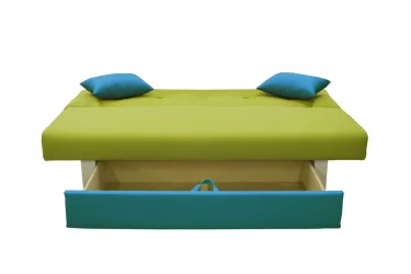 Диван с металлическими ножками MANGO 4 (3 категория) Нео Эппл Нео Азуре