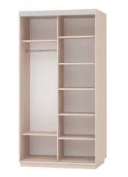 Шкаф-купе двухдверный Экспресс Дуо 1200х2200h Улица/Дуб сонома