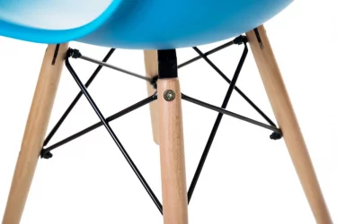 Стул обеденный DOBRIN DSW Голубой BE-02