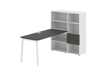 Рабочая станция EDIS ELRST 1115 Мокко Белый Белый