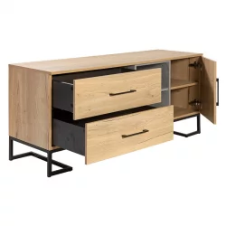 ТВ тумба Loft (ТВ) Дуб натур/Бетон