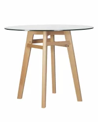 Маленький обеденный стол DOBRIN ALBERT 90 GLASS