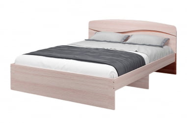 Кровать Валенсия, 1600*2000 мм, ясень шимо светлый/ясень шимо темный
