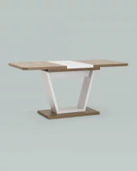 Стол раскладной Vector 120-160 дуб Ка-пепел