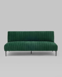 Диван прямой Дрезден велюр Зеленый