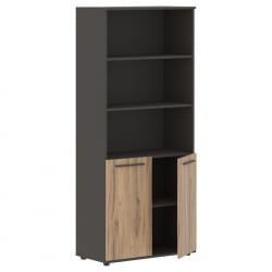 Шкаф с одним комплектом глухих малых дверей EDIS EHCS 85.5 Дуб Денвер светлый Мокко Мокко