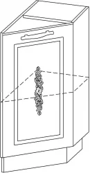 Кухонный шкаф Виктория 20.64