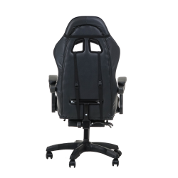 Геймерское кресло 1206 KINGQUEEN цвет черный с массажем 1206-black-mass