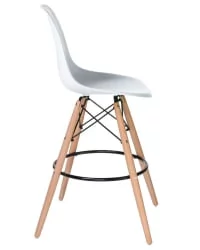 Барный стул DOBRIN DSW BAR Белый W-02