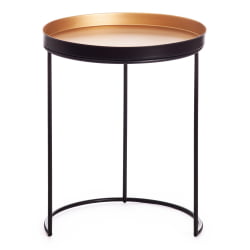 Набор столиков Secret De Maison RUNA ( mod. 11870 ) алюминиевый сплав, 30,5*30,5*48 см, черный/античная медь