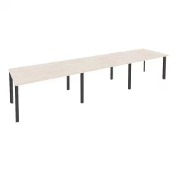 Стол переговорный (3 столешницы) ONIX O.MP-PRG-3.3 Денвер Светлый/Антрацит