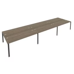 Рабочая станция на 6 раб.места Метал Сйстем Б.СМ-6.5 Вяз/Антрацит / Metal System